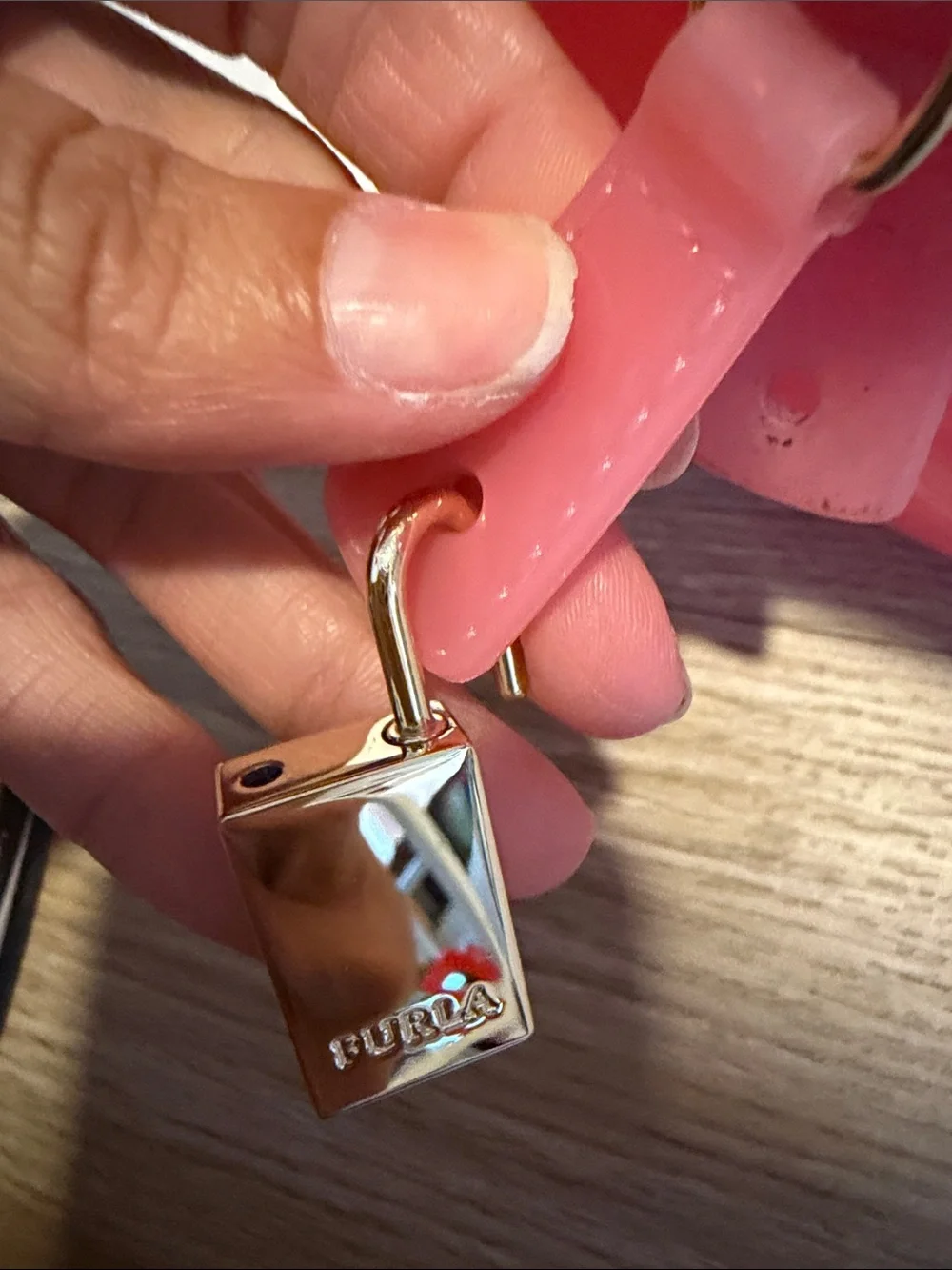 Furla Jelly Special Edition Candy Bag Satchel with Furla Lock & Dust Bag